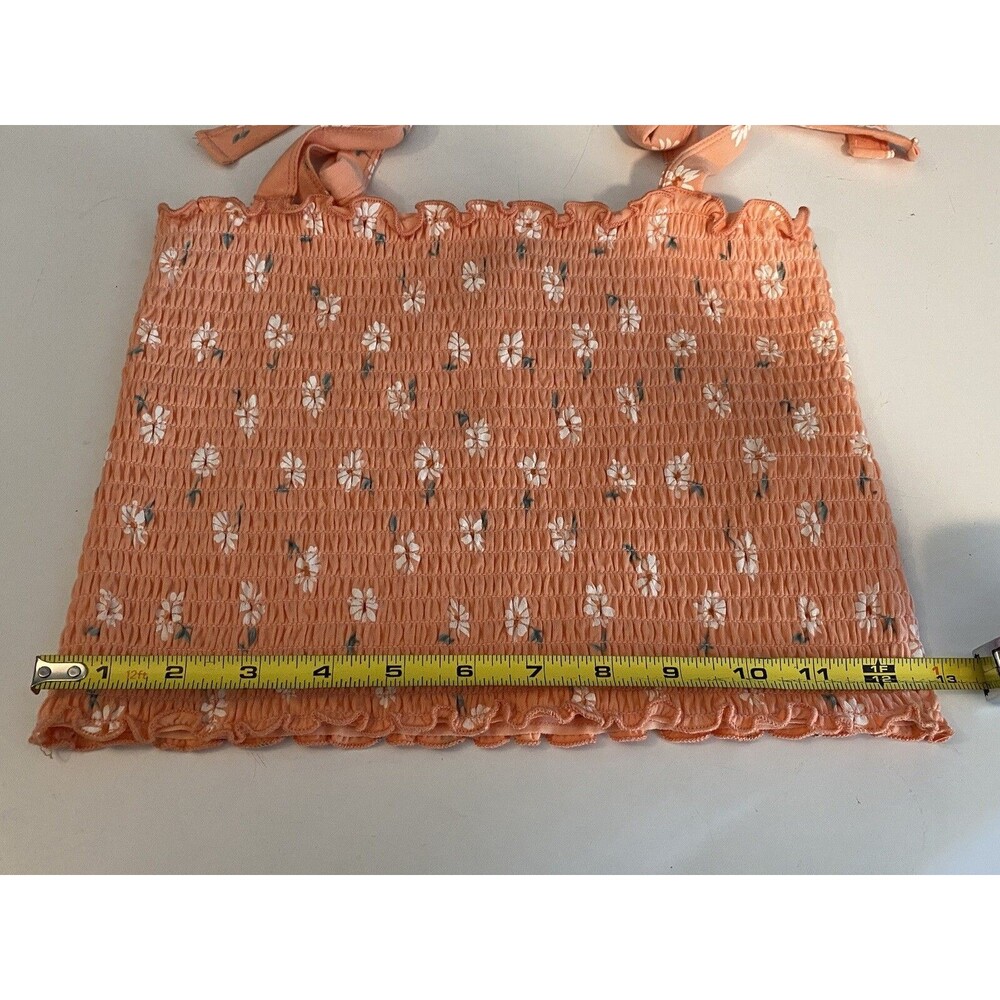 Tank Tops Lot Of 2 Festival Concert Boho Juniors Sz Med Pastel Floral & Solid - Picture 14 of 16
